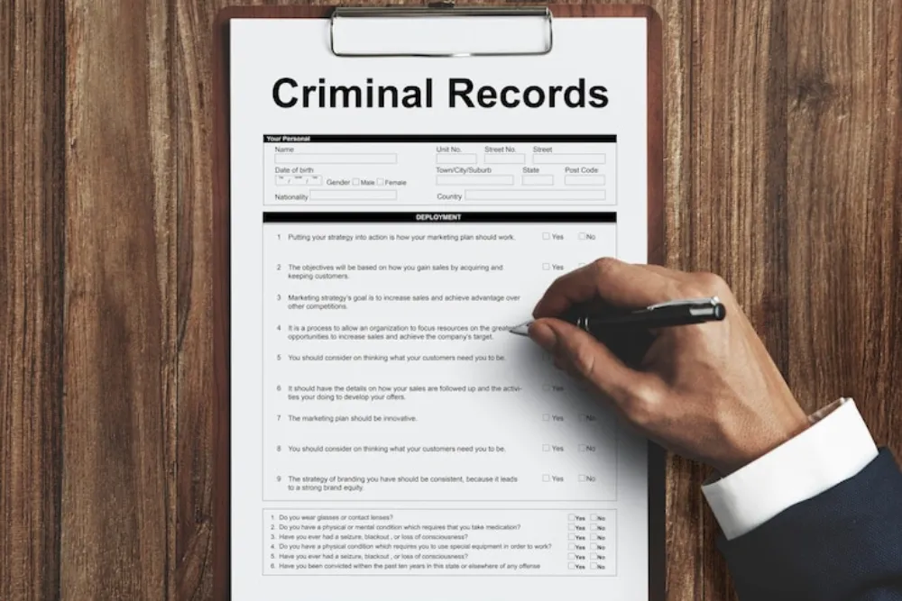 What Is Fill Criminal Record Verification Form