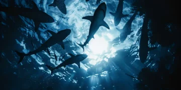 sharks travel in groups