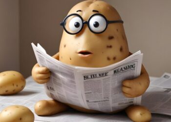 What do you call a potato that reads the News